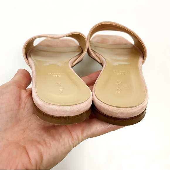 Aeyde Anna Sandals in Blush Suede - Picture 9 of 12
